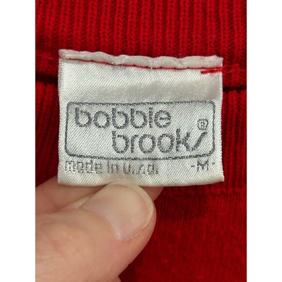 Bobbie Brooks Red Acrylic Crewneck Sweater Womens Sz Medium - Picture 5 of 9